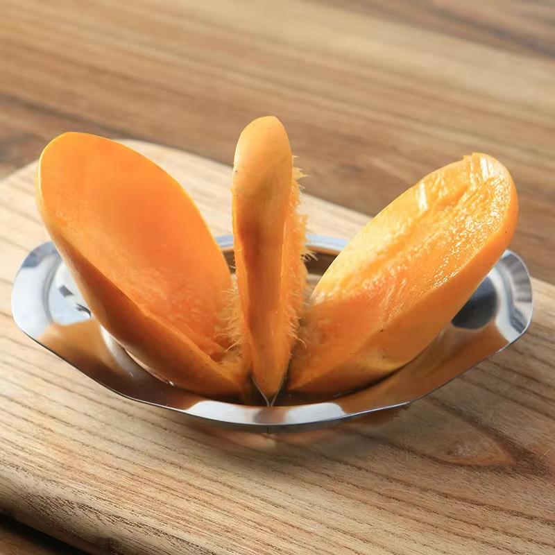 Fruit Corer Mango Slicer Mango Peeler Steel Mango Knife Fruit Cutting Tool Mango Cutter Corer Fruit Household Kitchen Tool