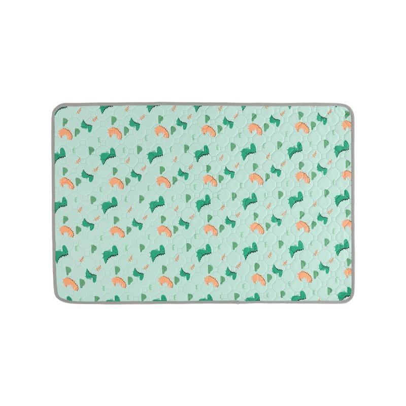 

Cartoon Print Impermeable and Washable Pet Urine Pad Easy To Clean Reusing Cat and Dog Training Diapers Absorbing Urine Blocking Anti Slip Mats 1pcs 60x45cm 1pcs зелений