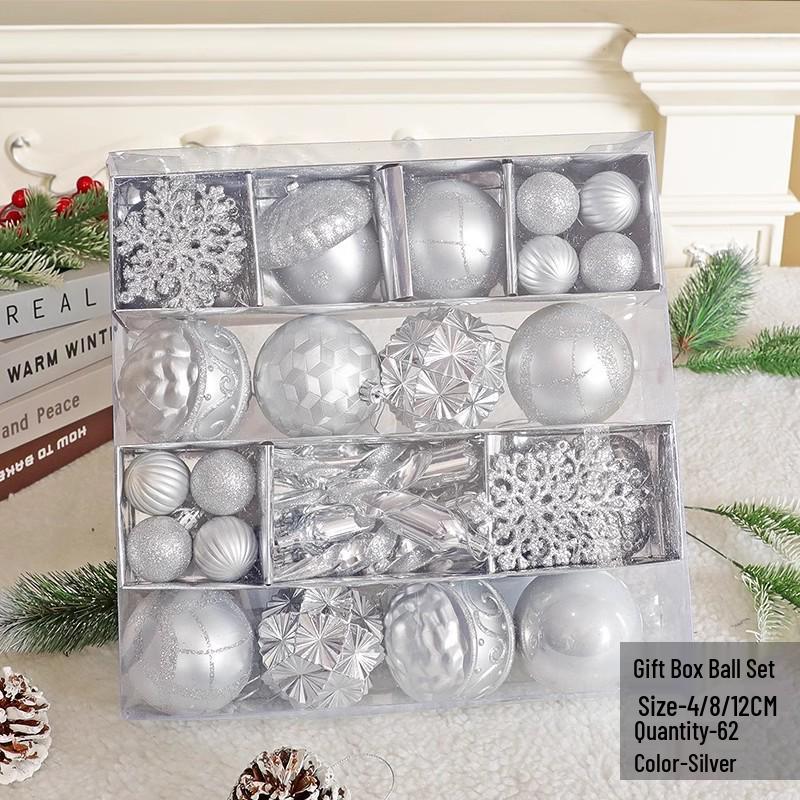 2025 Large Luminous Christmas Tree with Ornaments for Indoor Decoration