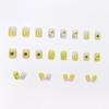 Adorable Sunflower Bee Nail Stickers - 24 Versatile Wearable Pieces