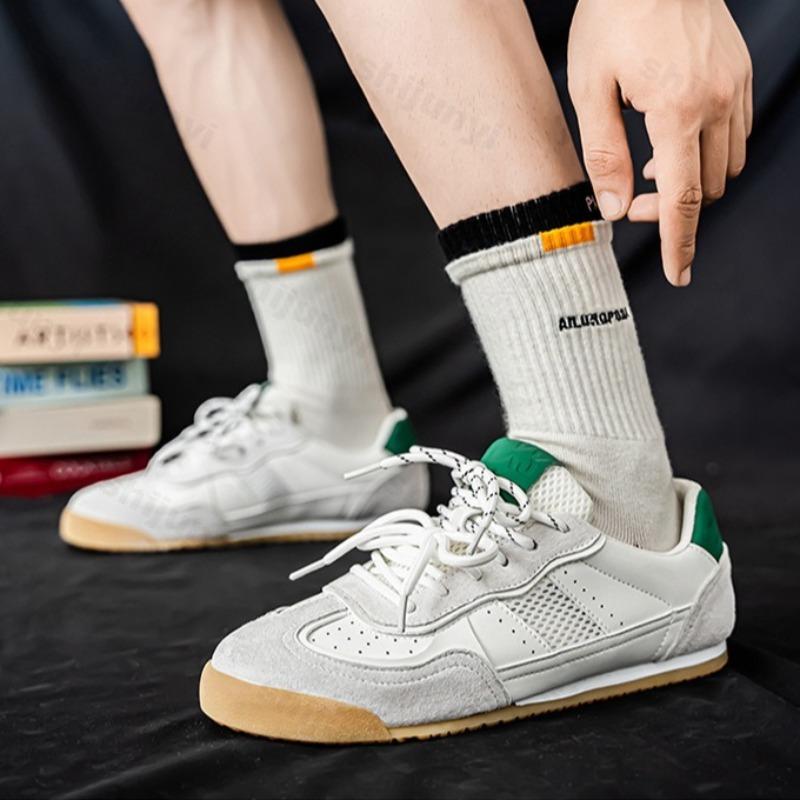 Fashion Mesh Breathable Low Top Casual Sports Shoes for Men 2025 Autumn New Fashiion Trend Versatile Comfortable Non Slip Flat Sneakers