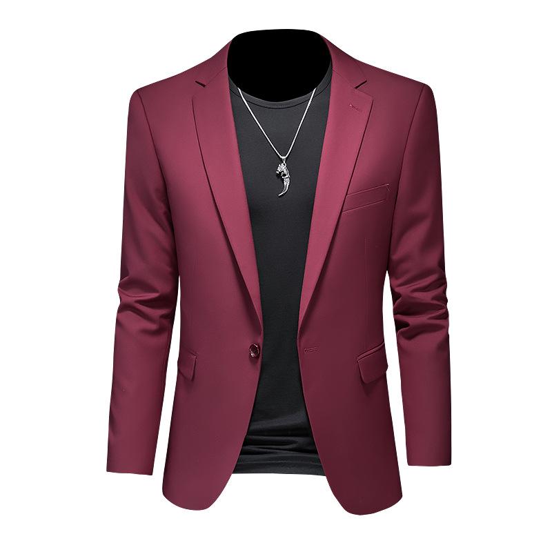 Men's Plus Size Slim Fit Blazer - Wedding & Business Attire