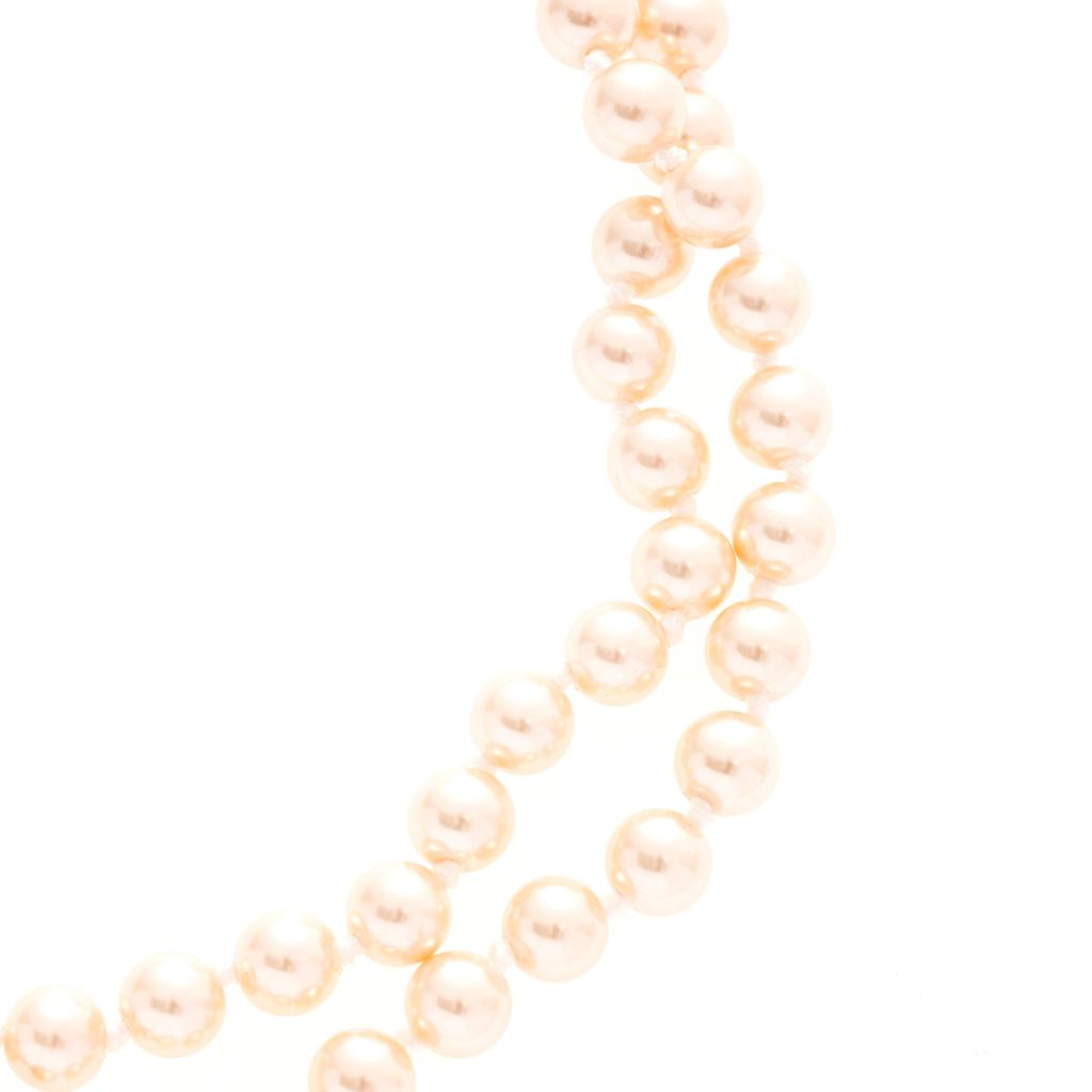 Niche High-End Light Luxury Collarbone Chain Glazed Pearl Diamond Pendant Geometric Women'S Necklace