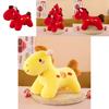 Traditional Red Foxtrot Horse Plush Toy For New Year Celebration And Gift Giving