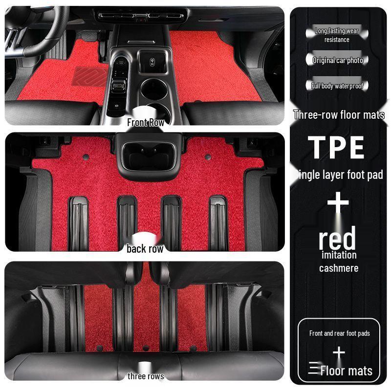 Lynk & Co 900 TPE Floor Mats 2025: Full Coverage Decorative Interior Car Accessories