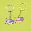 USA Flag Independence Day Commemorative Keychain Pendant