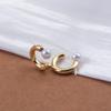 The Latest 925 Sterling Copper Popular Style Is Fashionable Simple Zircon Ear With Elegant Temperament Suitable For Women