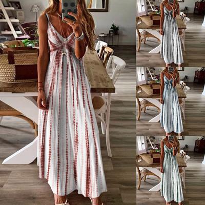 Damenmode Neues Sommer-Träger-Hänge-Sexy Freizeitkleid