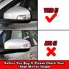 Auto Seitenspiegelabdeckung Hinten für Volvo S40 S80 S80L C30 C70 V70 2009-2012 39850553 39850533 Spiegelkappen Verzierungen