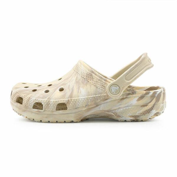 CrocS Women S claSSic Marbled clogS Bone Multi
