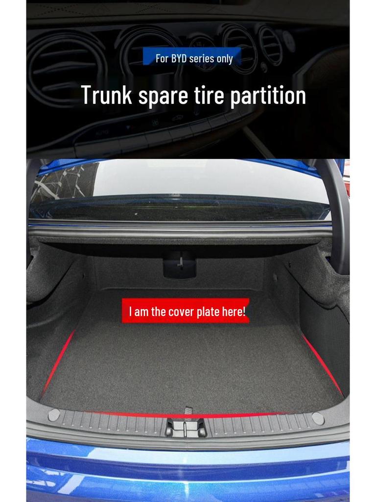 BYD F0 New Energy E1 Spare Tire Cover & Trunk Partition Carpet Mat
