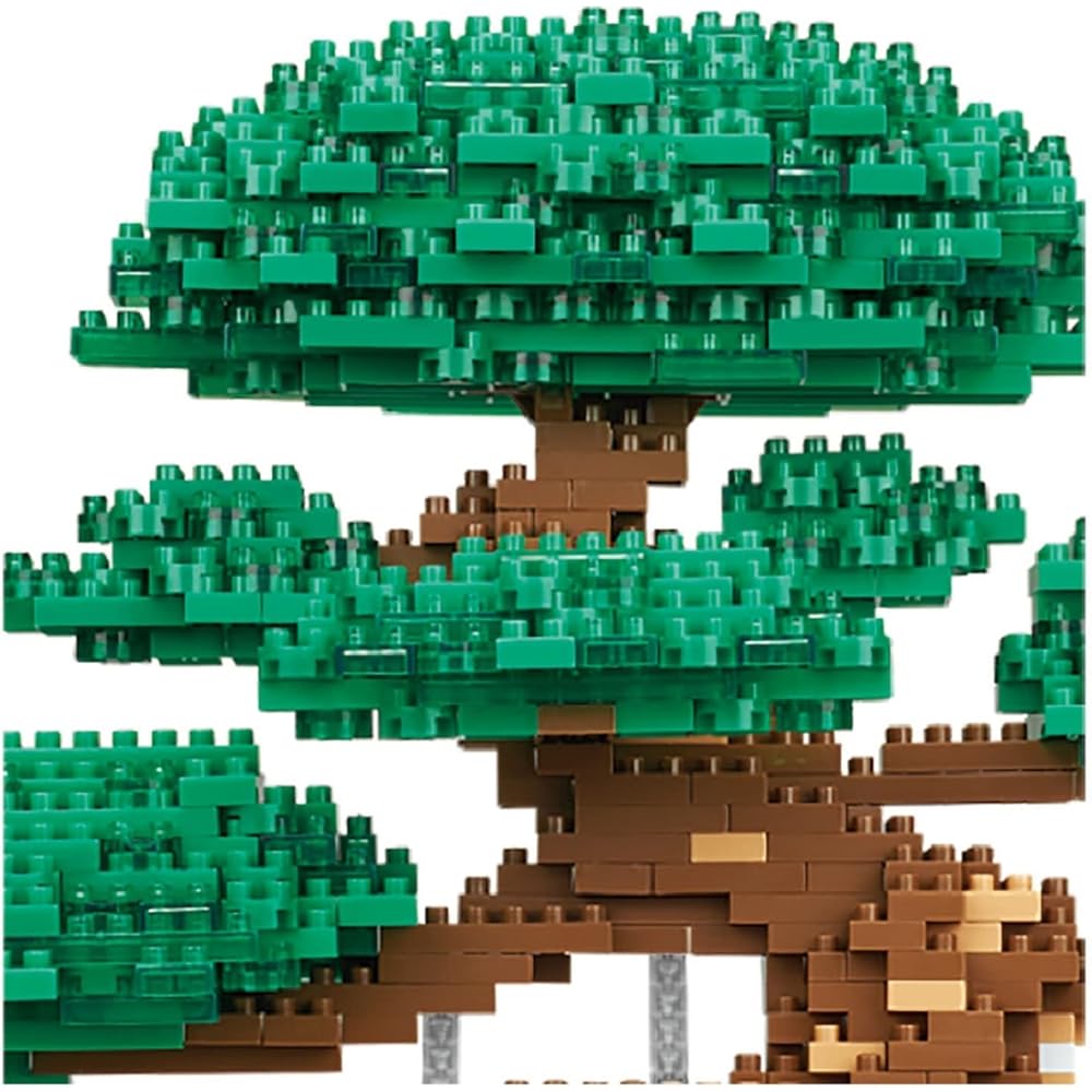 Nanoblock Bonsai Deluxe Edition Pine Tree Building Kit NB-039