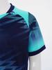 Children‘s Football Training Outfit V-Neck Short Sleeve Patterned T-Shirt and Elastic Waistband Drawstring Shorts for Athletic Practice