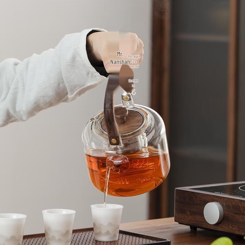 Mr. Nanshan Vajra Palm Glass Tea Brewing Set