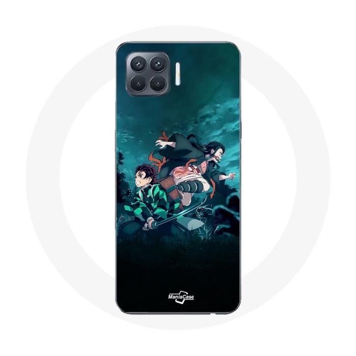 Coque - Demon Slayer - Oppo A93 - Souple - Protection chocs - Noir