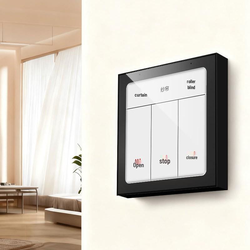 

Graffiti Smart Voice-Control Switch for Curtains and Dimming Wall/Offline Voice/No Infrared