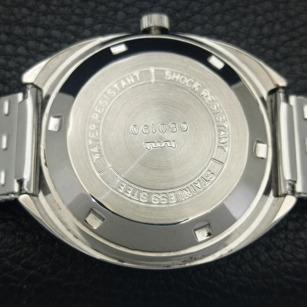 AUTOMATISCHE VINTAGE HMT SOURABH 6501 INDISCHE HERREN ORIGINAL ZIFFERBLATT UHR a703280-1