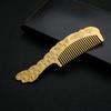 Anti-static Pure Brass Comb Handmade Gift Hair Comb  Home Dressing Table Decoration