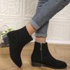 Autumn Women's Short Boots Fashion Outdoor 2025 New Chelsea Boots Retro Casual Ankle Boots Female Platform Suede Leather Shoes