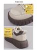 2024 Autumn White Korean-Style Women's Running Shoes with Thick Soles, Model XQ229