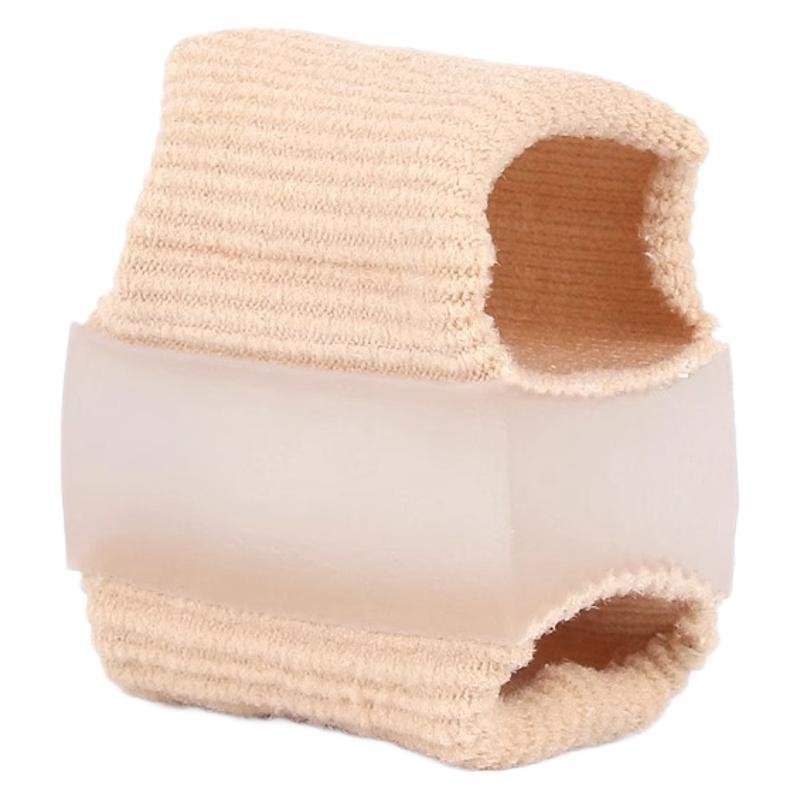 Toe Divider for Hallux Valgus Bigfoot Bone Overlapping Toe Separator Male and Female Fiber Double-hole Toe Brace Orthosis