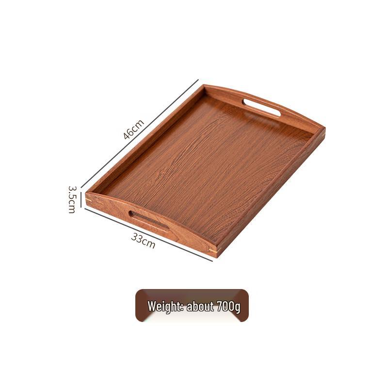 Wenge Wood Rectangular Tea Tray