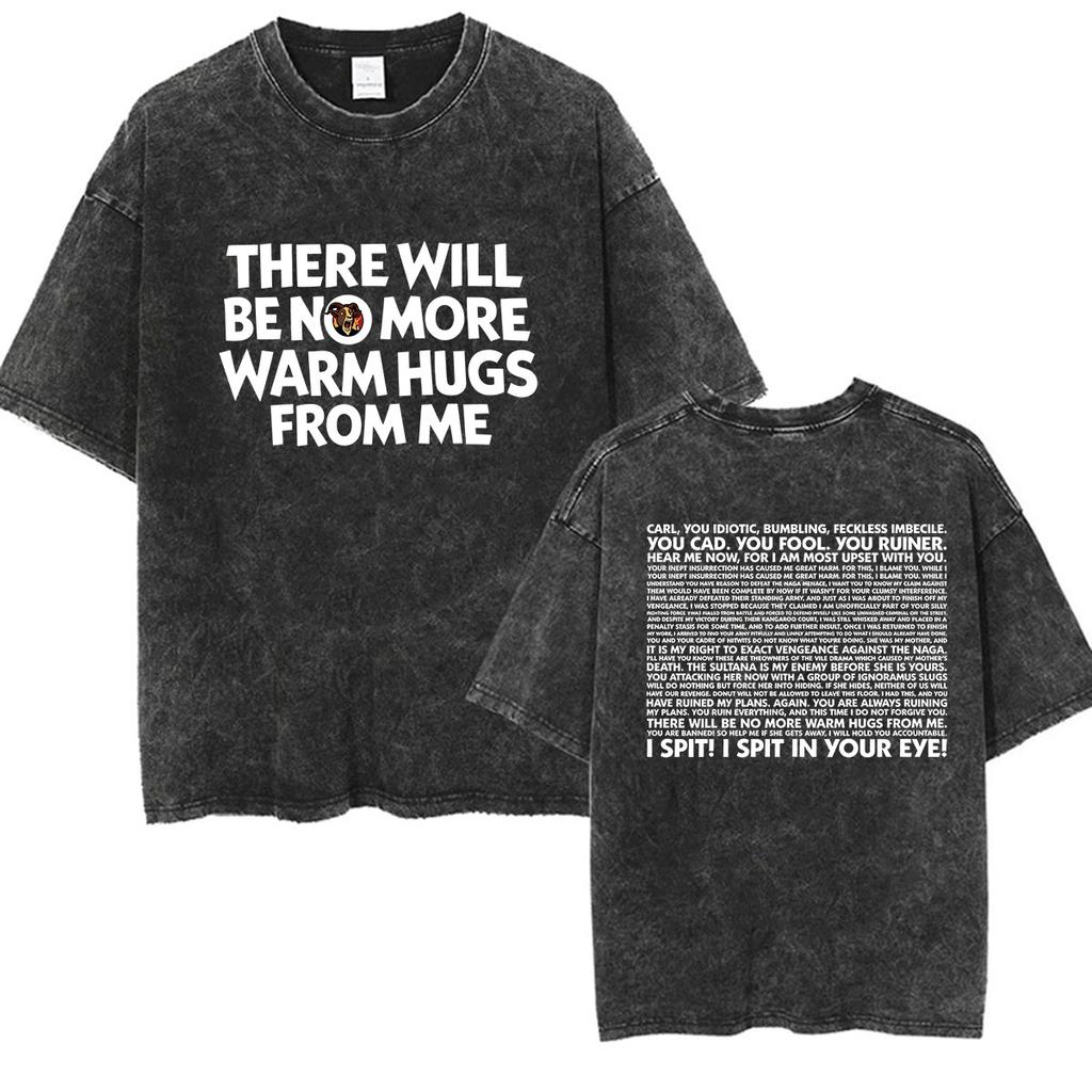 Hett Spel Dungeon Crawler Carl Vintage Tvättade T-shirts Prinsessamunk Rolig Katt Grafisk T-shirt Herr Dam Överdimensionerad Bomulls-T-shirt