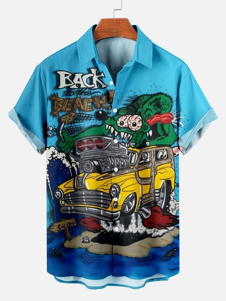 Custom Rat Fink Hawaiian Shirt - Racing Hawaiian Shirt - Ed Roth Unisex T-Shirt XL