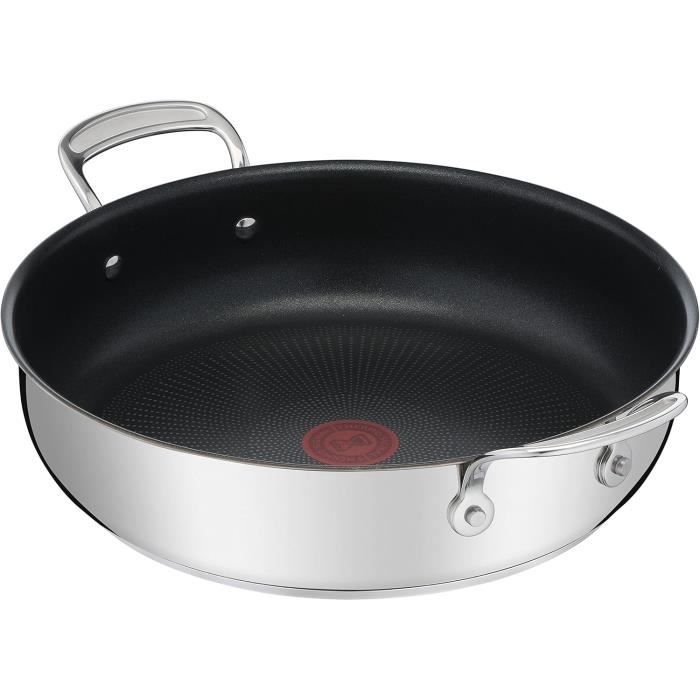 Tefal Cook's Classics Jamie Oliver Poêle peu profonde en acier inoxydable 30 cm
