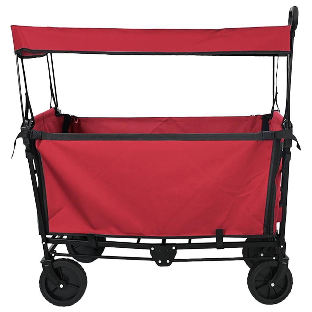 Folding Handcart Red 105 X 56.5 X 116 Cm Oxford Fabric