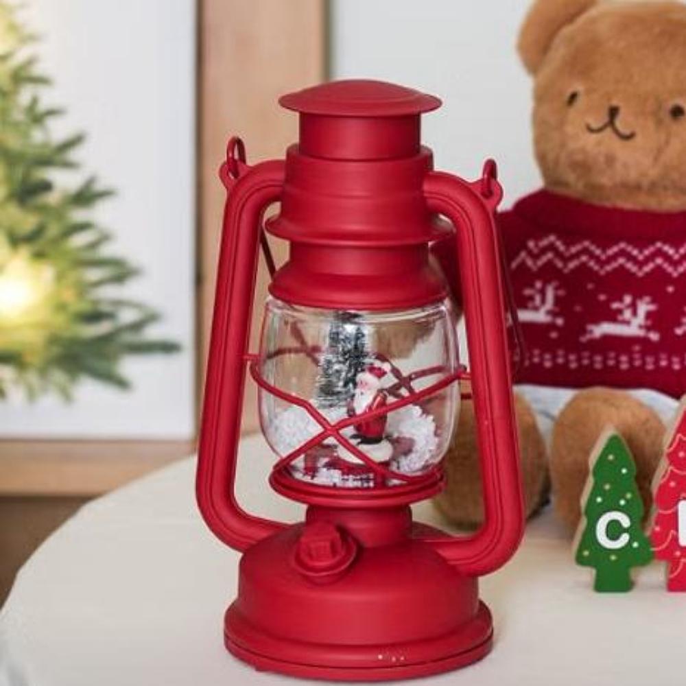 

Christmas at Home LED Lantern Decoration Red