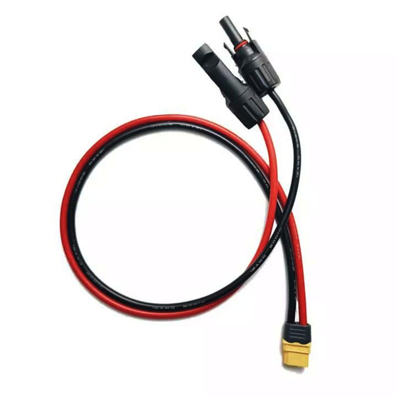 Solar Panel XT60 Female Charging Cable 12AWG – 0.5M/1.5M/3M/5M Power Connector Wire for Generator & Power Station