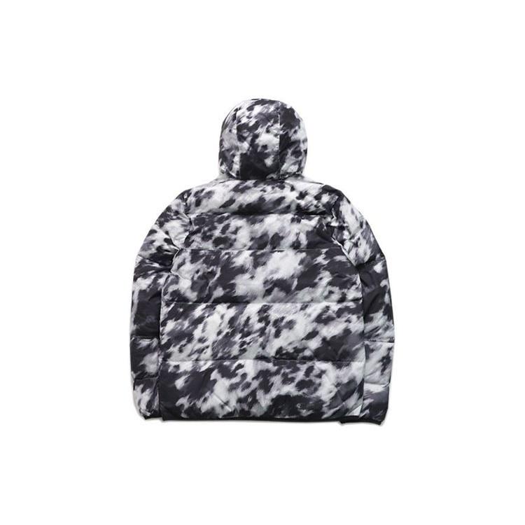 Men's Nike Down-fill Windrunner Shield Sports Stay Warm Hooded Jacket Down Jacket White CU4407-133