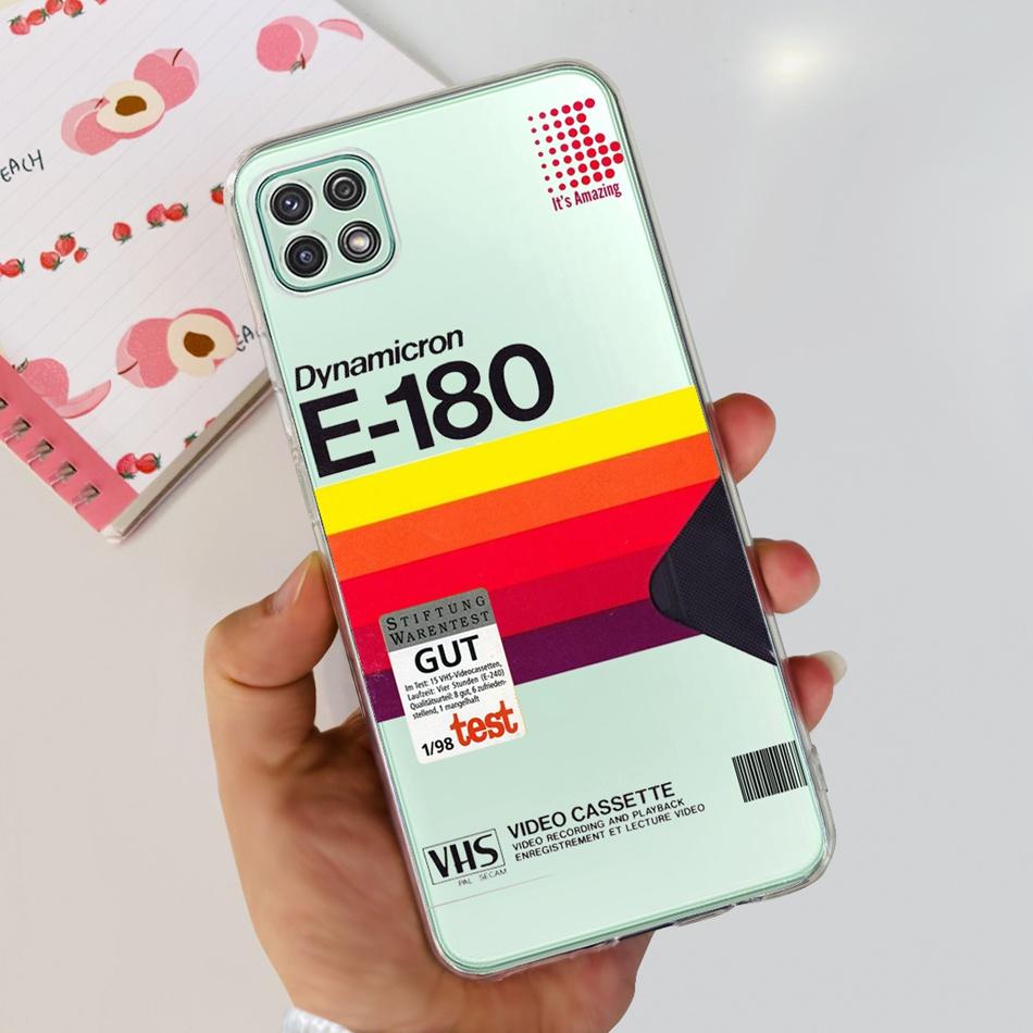 Stylish Phone Case For Samsung Galaxy A22 5G A22S A22 4G Transparent TPU Soft Silicone Back Cover For Samsung A22 A225F A226B