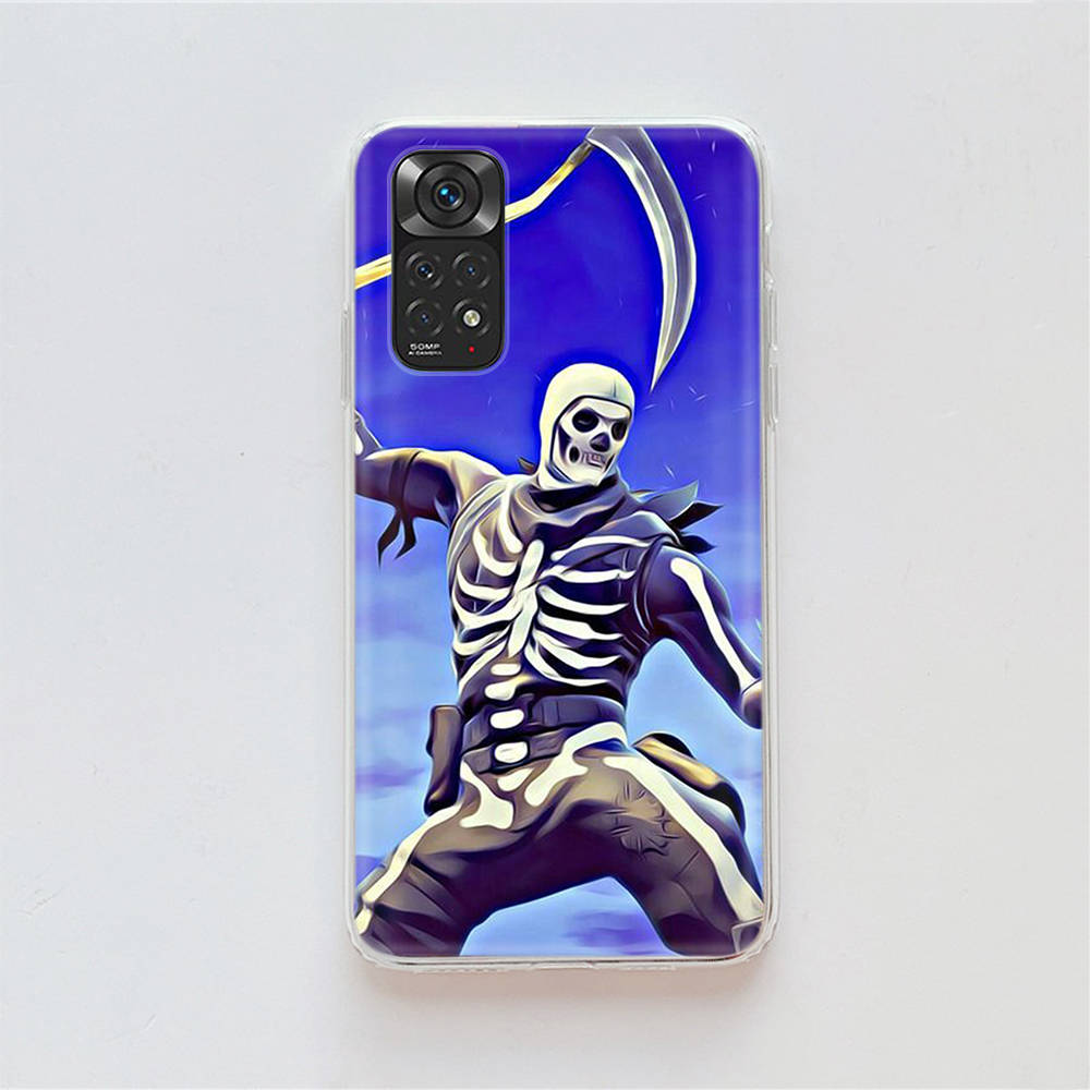 RT91 Fortnite Play Case for Samsung A04 A14 A23 A34 A54 M23 M33 M52 M53 Realme 10 9 C30S C35 C55 VIVO Y02S Y21 Y33S Y51 X80 Pro Clear Cover
