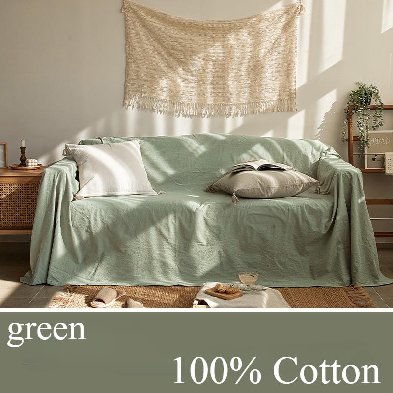 

Чехол для дивана из 100% хлопка, чехол для дивана в скандинавском стиле, универсальный чехол для мебели Four Seasons, чехол для дивана для спальни, домашний декор, 1 шт. 130x180