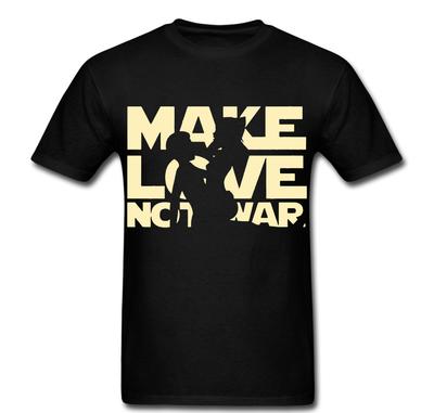 Liebe statt Krieg Herz Frieden glücklich Spaß Paar T-Shirt Herren Damen T-Shirts Oberteil unisex