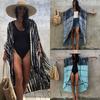Rayon Tie-Dye Cardigan Beach Dress - Bikini Cover-Up & Sun Protection for Vacation