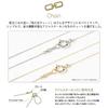PLUSTER Diamond Necklace in Yellow Gold with a Setting Natural and a 40cm K10 Chain Box A Popular Gift for Day or Women's 4-Prong (0.15ct Diamond)