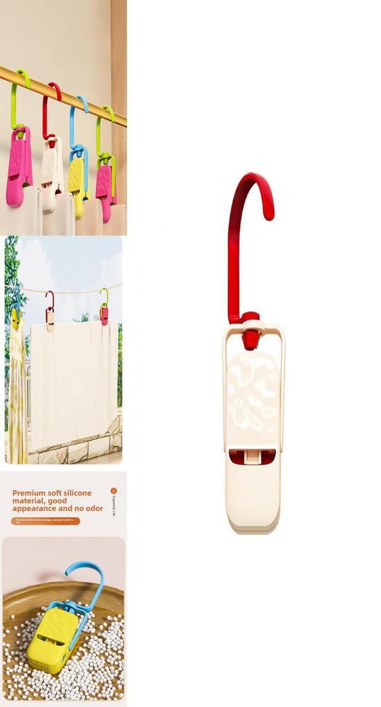 Plastic Multifunction Clothes Drying Clips With Soft Rubber For Home Use And Wind Resistance