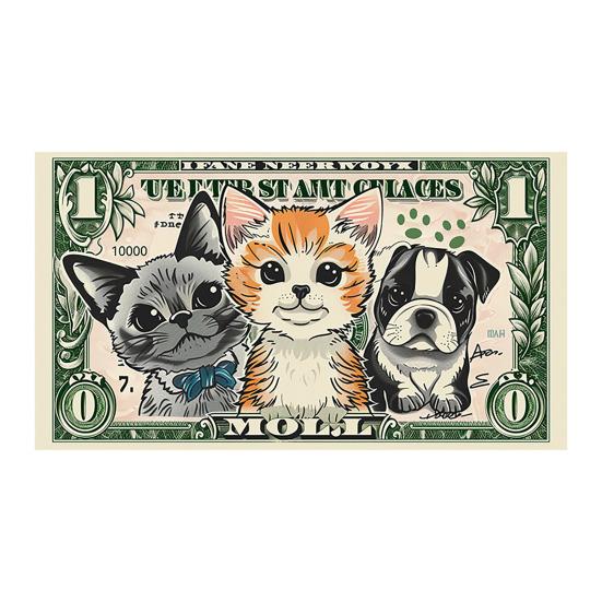 

Special Money for Pet Memorial Pet Supplies Simulated Texture Customized for Cute Pets Environmentally Friendly Paper Safe to Burn First