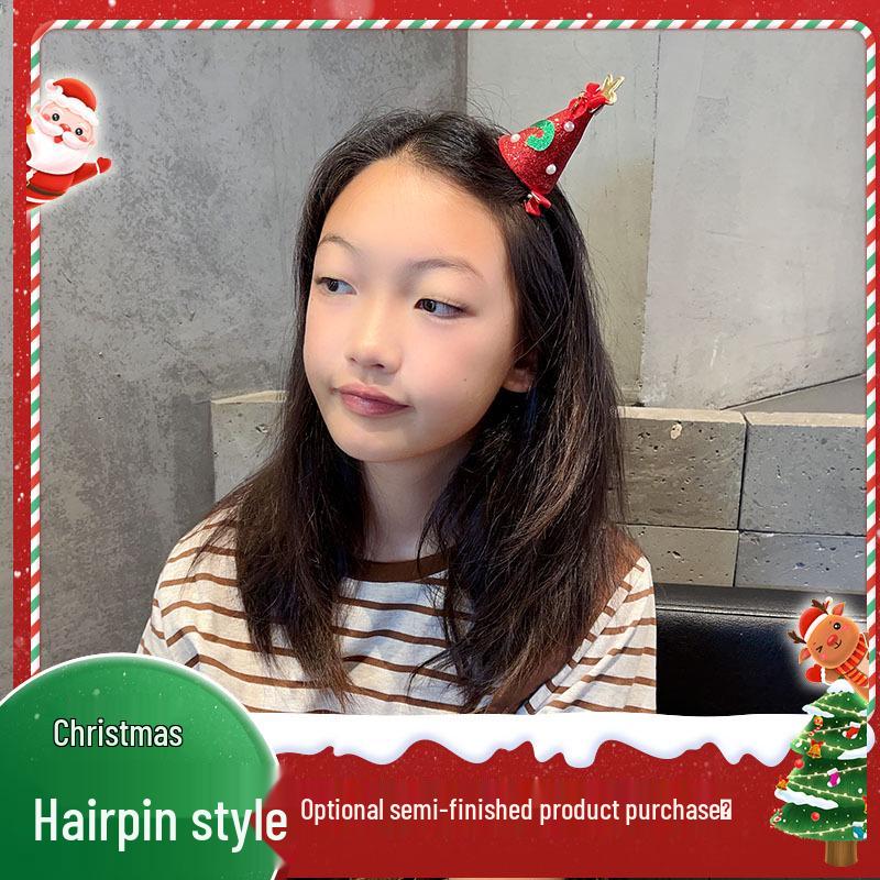 Cross-border Christmas Hair Clip: Cute Holiday Hairpin for Girls' Dress-up