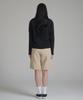 Noming Chino Single-Pleat Strap Wide Bermuda Shorts - Beige
