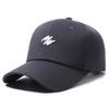Letter Embroidered Baseball Hat Fashion Solid Color Peaked Cap Sun Protection