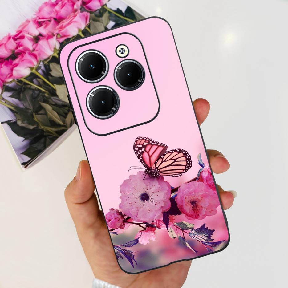For Infinix Hot 40 Pro Case X6837 Cute Fashion Cover Soft Silicone Phone Case For Infinix Hot 40i Hot40 Pro Hot40i Fundas Bumper