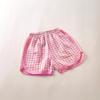 Children's Summer Shorts Thin Checkered Shorts Casual Pants Loose Shorts for Boys and Girls