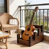 Professional Guitar Display Rack Soft Lining Protects Instruments Holds 3 Guitars Compact for Studio Home Decoration