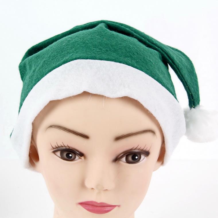 Christmas Tree Plain Non-Woven Hat for Adults & Children - Festive Holiday Party Decoration