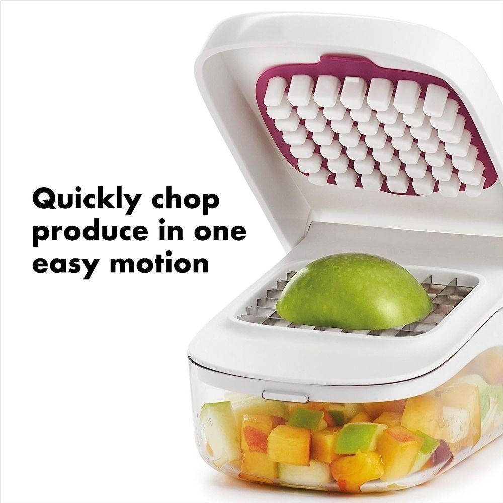 Stainless Steel Vegetable Dicer Easy Pour Opening Food Slicer Professional Veggie Cutter  Carrot