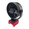 Car Fan 360° Adjustable Air Fan Automotive Electric Portable USB Fan 2 Speeds Fast Charge Outdoor Silent Home Desk Office Fan